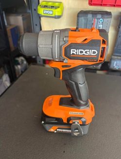RIDGID 18V NUKE SubCompact Brushless Drill + 4Ah Max Output Battery - New