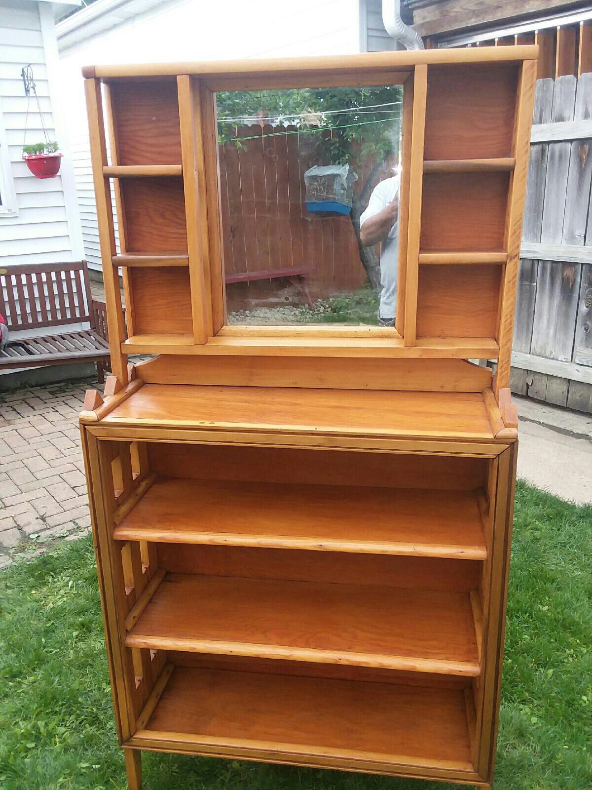 Solid Oak Bookshelf