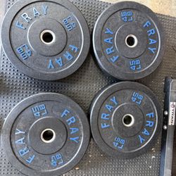 Rubber 45 Pound Plates