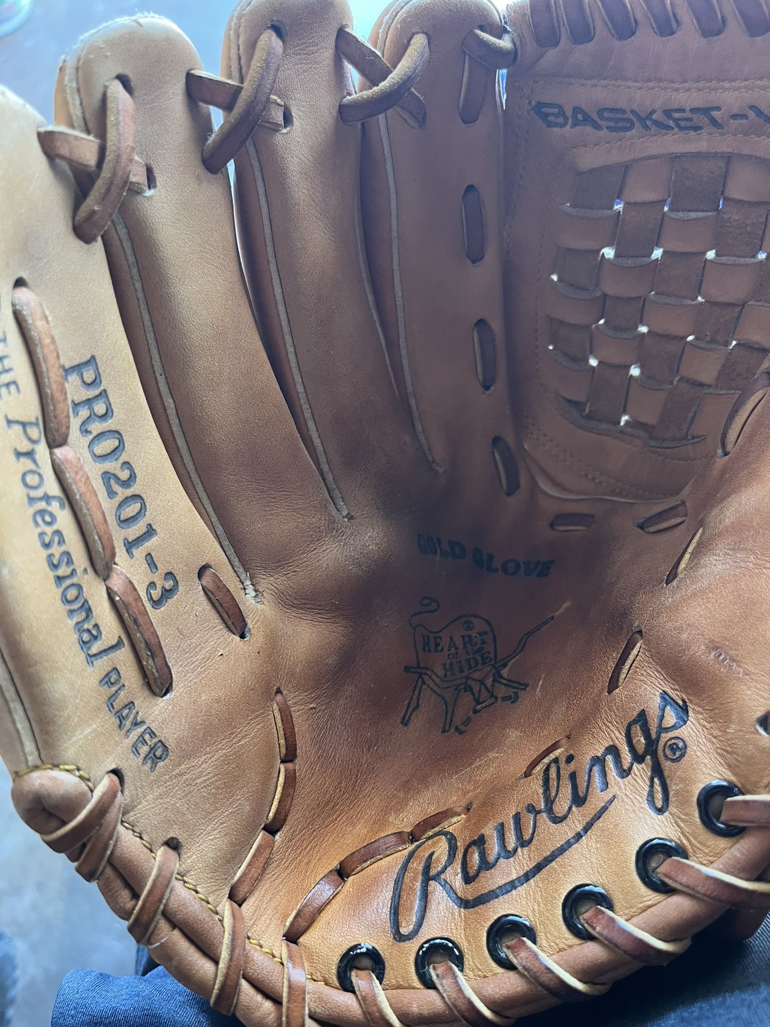 Rawlings Pro Model Left Handed Glove