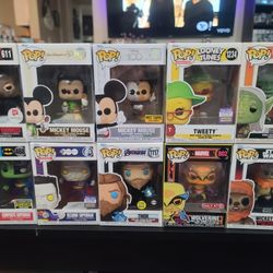 Funko Pops - Disney Jason Tweety Star Wars Superman Thor Wolverine