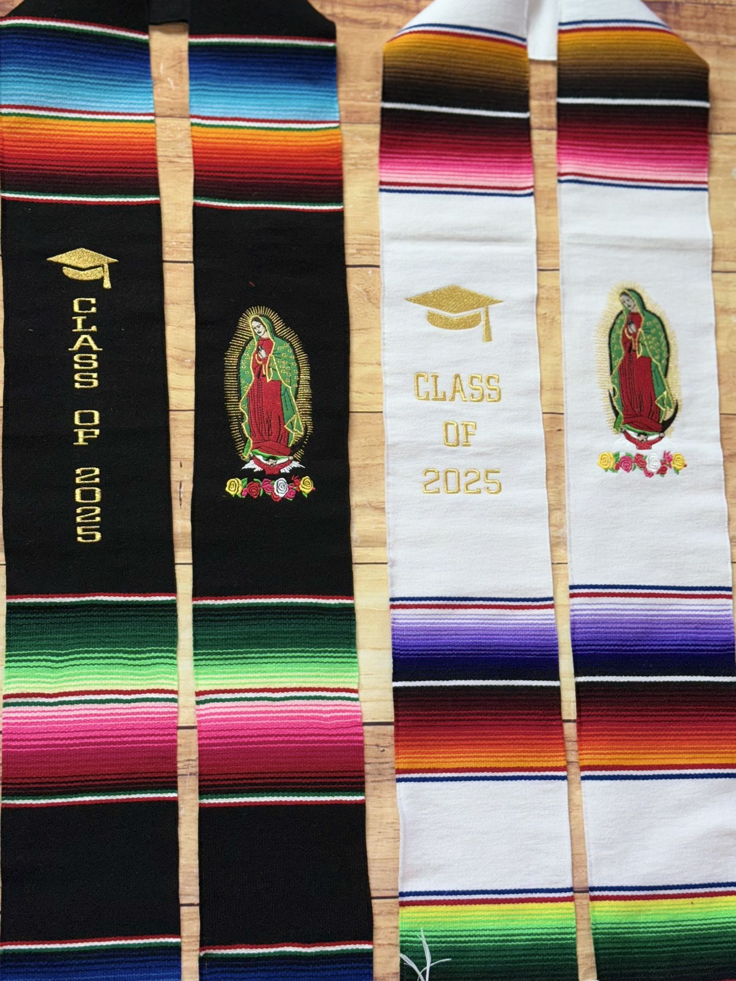 Virgen Serape Graduation Sash