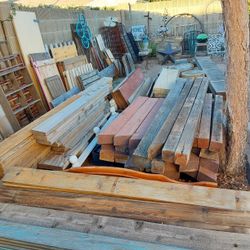 Wood Lumber Boards / Beams / Posts / Etc. - $2 to $12 each