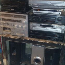 Receivers, dvd Players , Vcrs , Subwoofers