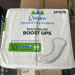 Secure Personal Care Products MAXIMUM BOOST UPS BLADDER CONTROL PROTECTION