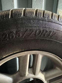 265/70/17 Ford 6 Lug