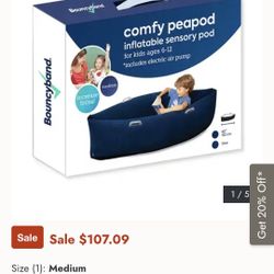 Bouncyband Sensory Peapod Size Medium Brand New In Box 