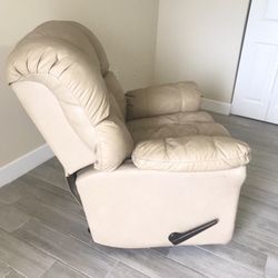 Genuine Leather Rocking Chair Recliner 