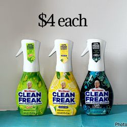 Mr Clean Freak multi-purpose cleaner $4 each