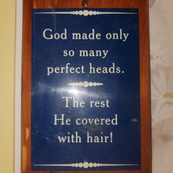 Bald Head Wall Decor