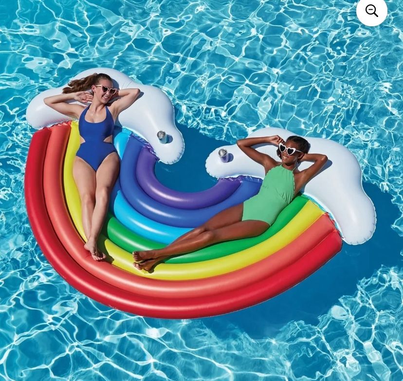 2 Person Rainbow Float
