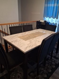 Dining room table set.