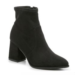 Marc Fisher suede ankle black booties women Size 7.5