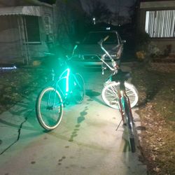 Bikes With Lights All Over