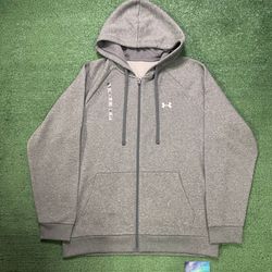 Under Armour grey fleece hoodie