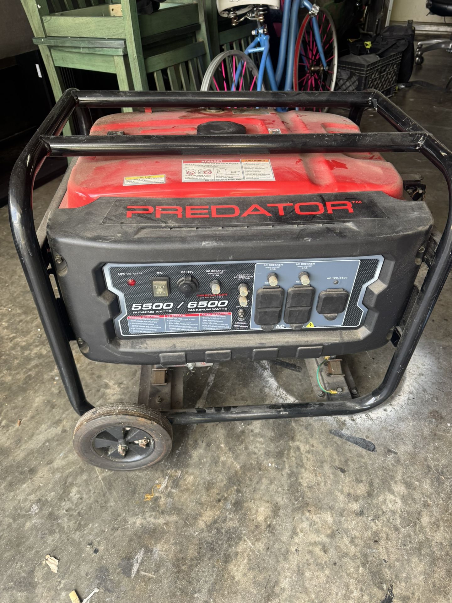 Predator 6500 Generator DELIVERY AVAILABLE