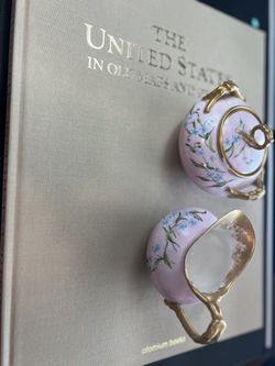 JPL France Porcelain Creamer & Sugar Bowl Vintage