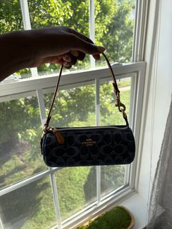 Coach Signature Mini Barrel Bag
