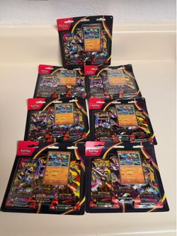 Sealed Pokemon TCG Mega Evolution Pitch Black 3 Pack Blister Binacle Promo