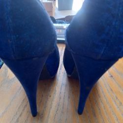 Blue High Heel