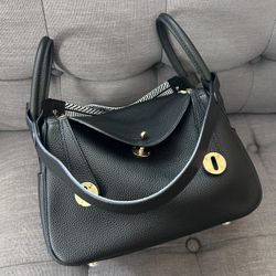 Black Leather Bag 