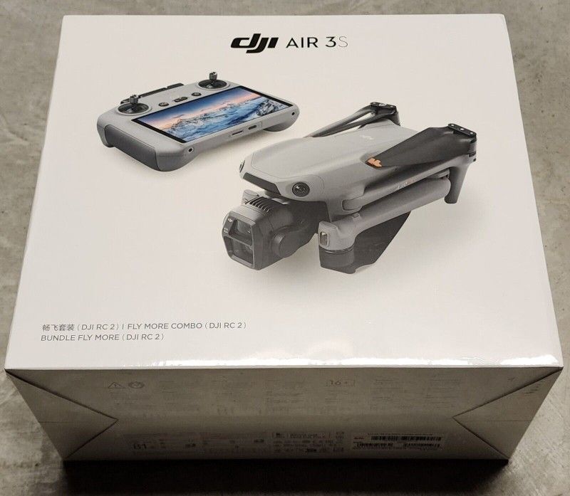 NEW DJI Air 3S Drone Fly More Combo (DJI RC2)