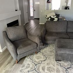 Sofa, Ottoman and Chair