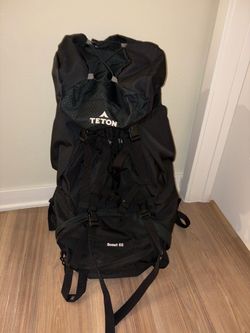 Teton Scout 65L Hiking Backpack – Like New - Black