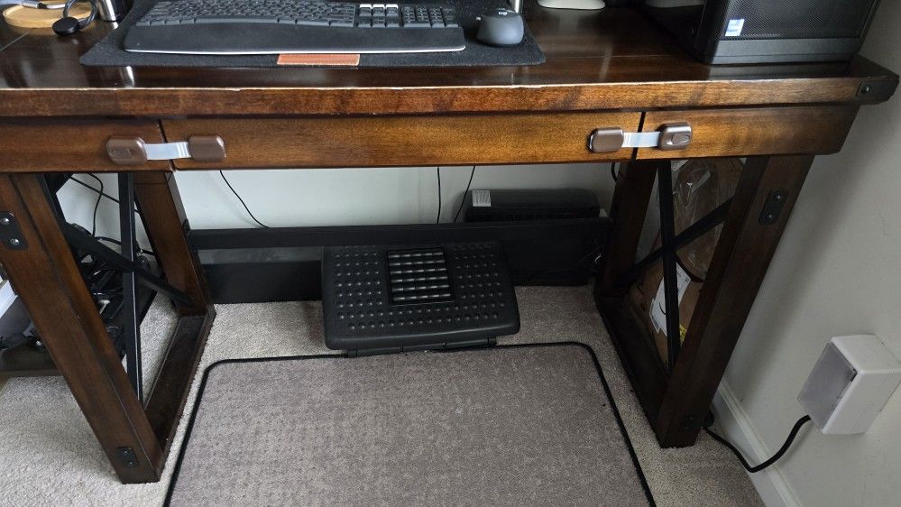 Wooden executive desk