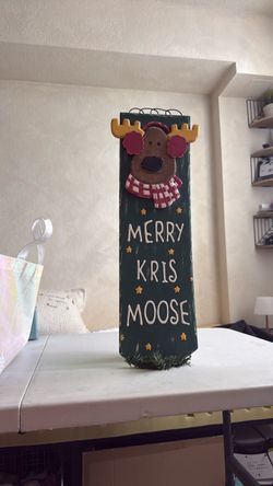 Merry Kris Moose Christmas Sign – Target Holiday Decor