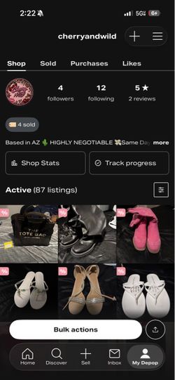 DEPOP UP TO 35% OFF ENTIRE STORE!! @cherryandwild 🍒🐆💞