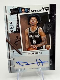 Dylan Harper Topps New Applicant RC Auto Card