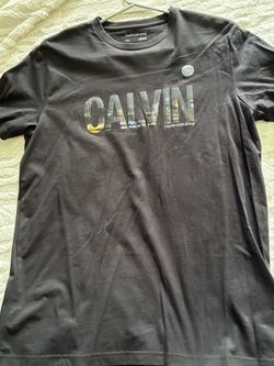 Calvin Klein Jeans Black Graphic T-Shirt Size S