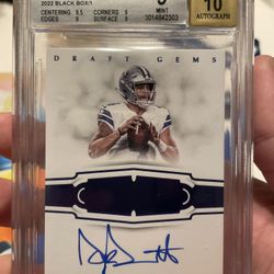 Football Card Dak Prescott Flawless