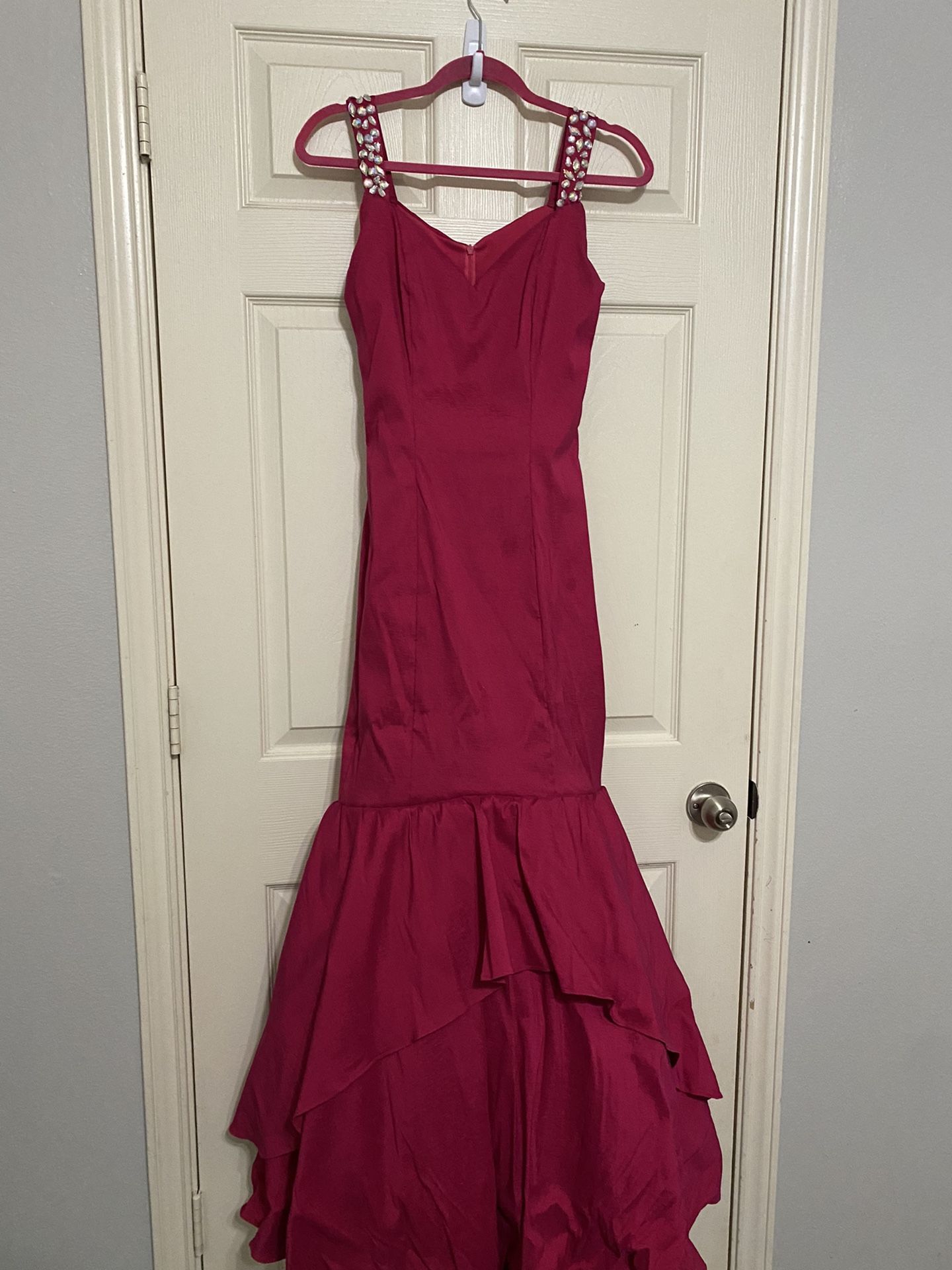 Magenta Mermaid Dress Size 5-7