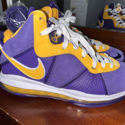 Lebron 8 Lakers Size 9 Brand New But No Box 