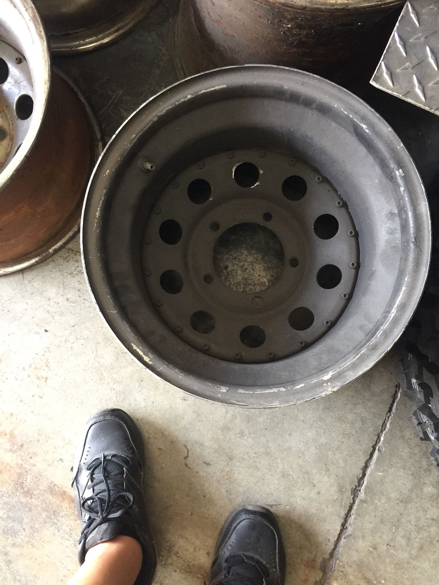 Jeep cj wheels 15 x12. Come and see them I have 3 sets