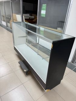 Black Retail Glass Display Case