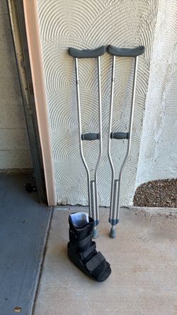 Crushes and a medical boot