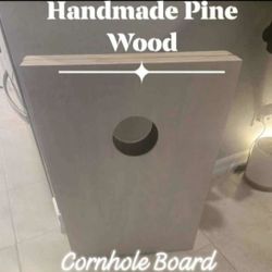 Handmade Cornhole Board & Bean Bags 