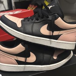 Jordan 1 low crimson tint