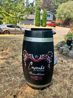 Free wine barrel shelf