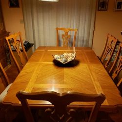 Oak Dining Room Set