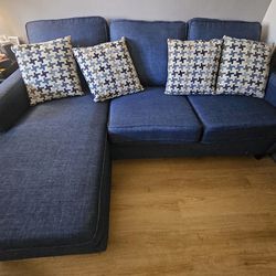 Convertible Sofa With Chaise 