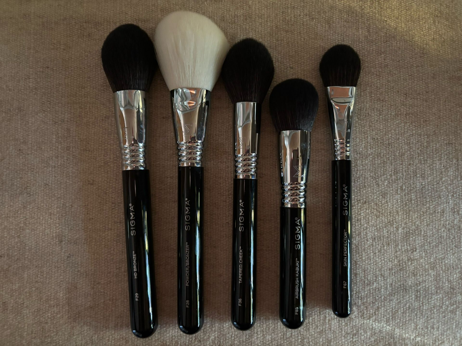 Sigma New Makeup Brushes