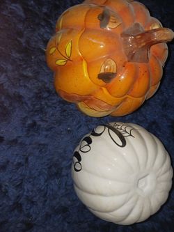 Autumn 🍂 Pumpkin Cookie Jar 🎃🧡