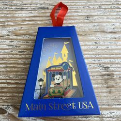 Disney Micky Mouse Main Street U.S.A. Trolley Pin in Ornament Box