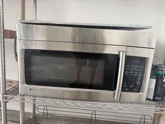Stainless 30in. LG microwave (under mounted)