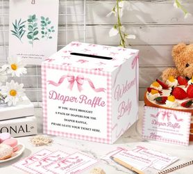 Diaper raffle box