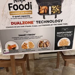 Ninja® Foodi® 6-in-1 8-qt. 2-Basket Air Fryer with DualZone™ Technology
